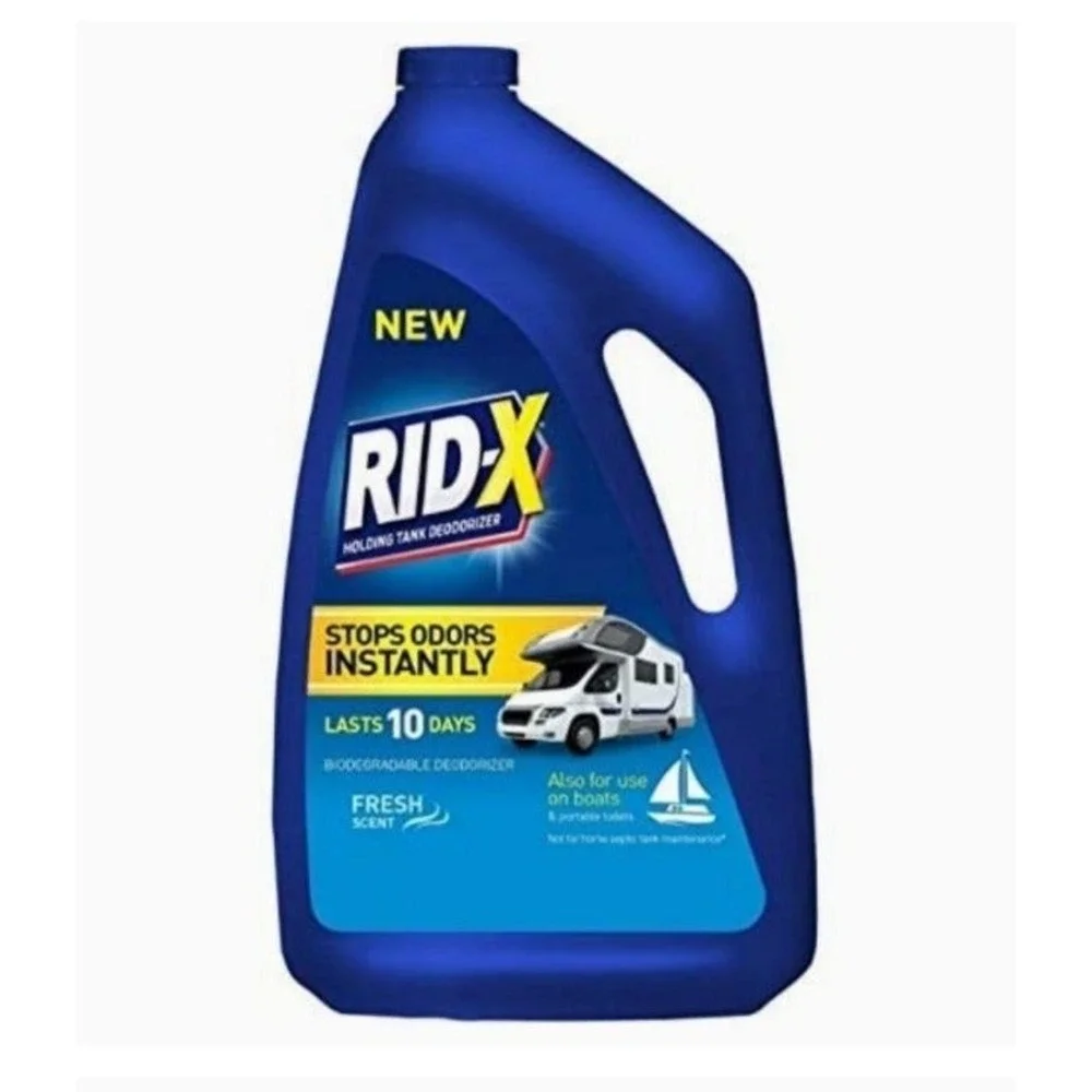 *NEW* Rid-X Holding Tank Deodorizer Fresh Scent ''RV'' Boats Toilet Camper -48oz